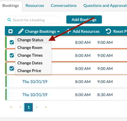 UNABLE TO MANAGE BOOKING AFTER A SCHEDULE CHANGE visual data 7
